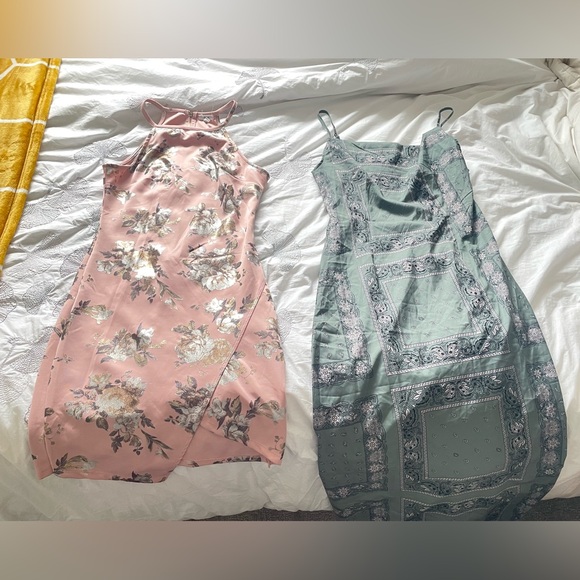 2 printed bodycon dresses - Picture 1 of 7